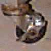 Old caster (detail)